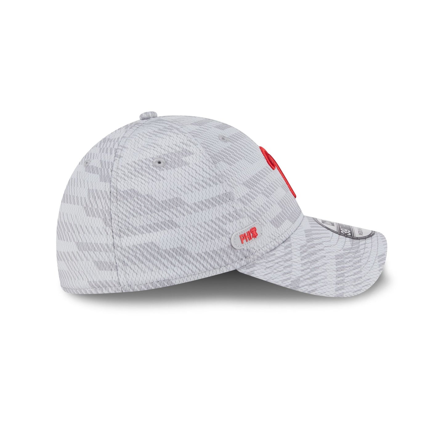 Philadelphia Phillies 2025 Clubhouse Gray 39THIRTY Stretch Fit