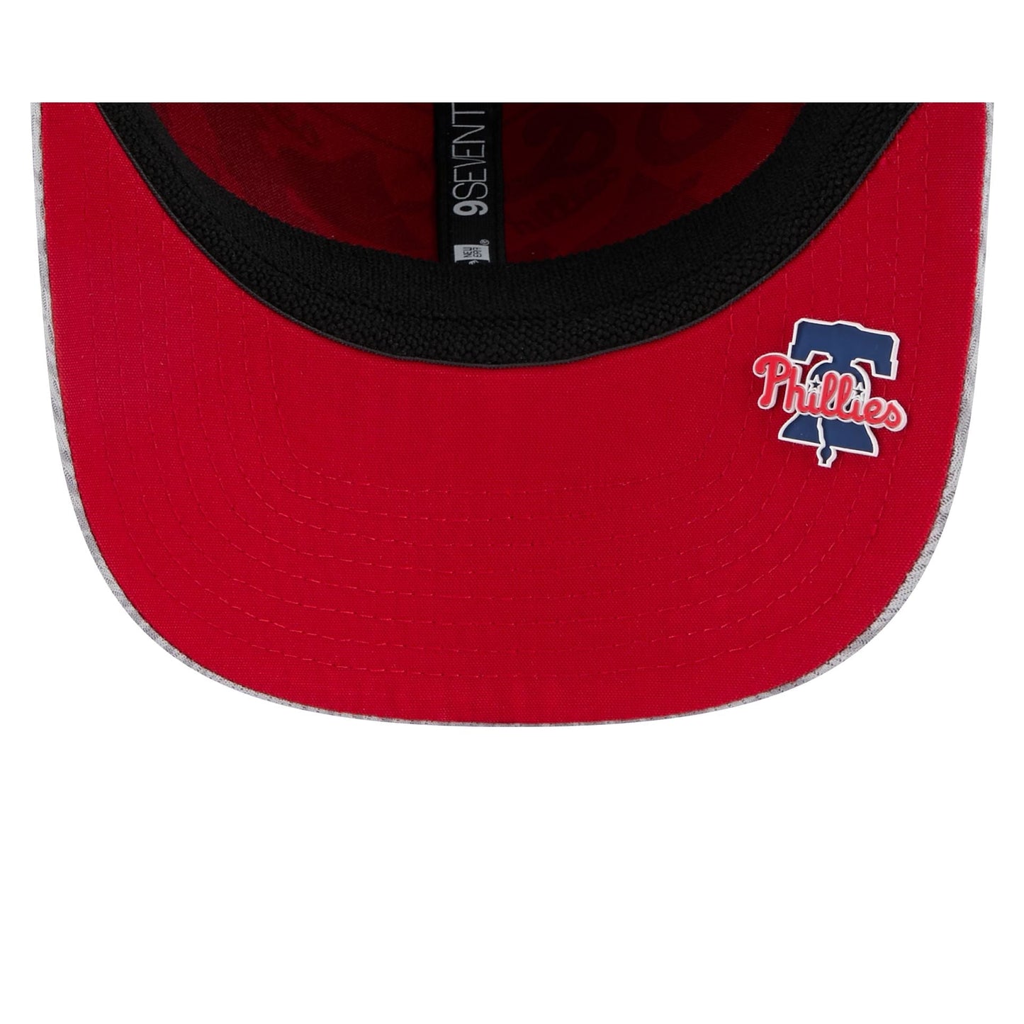 Philadelphia Phillies 2025 Clubhouse Gray 9SEVENTY Stretch-Snap Hat