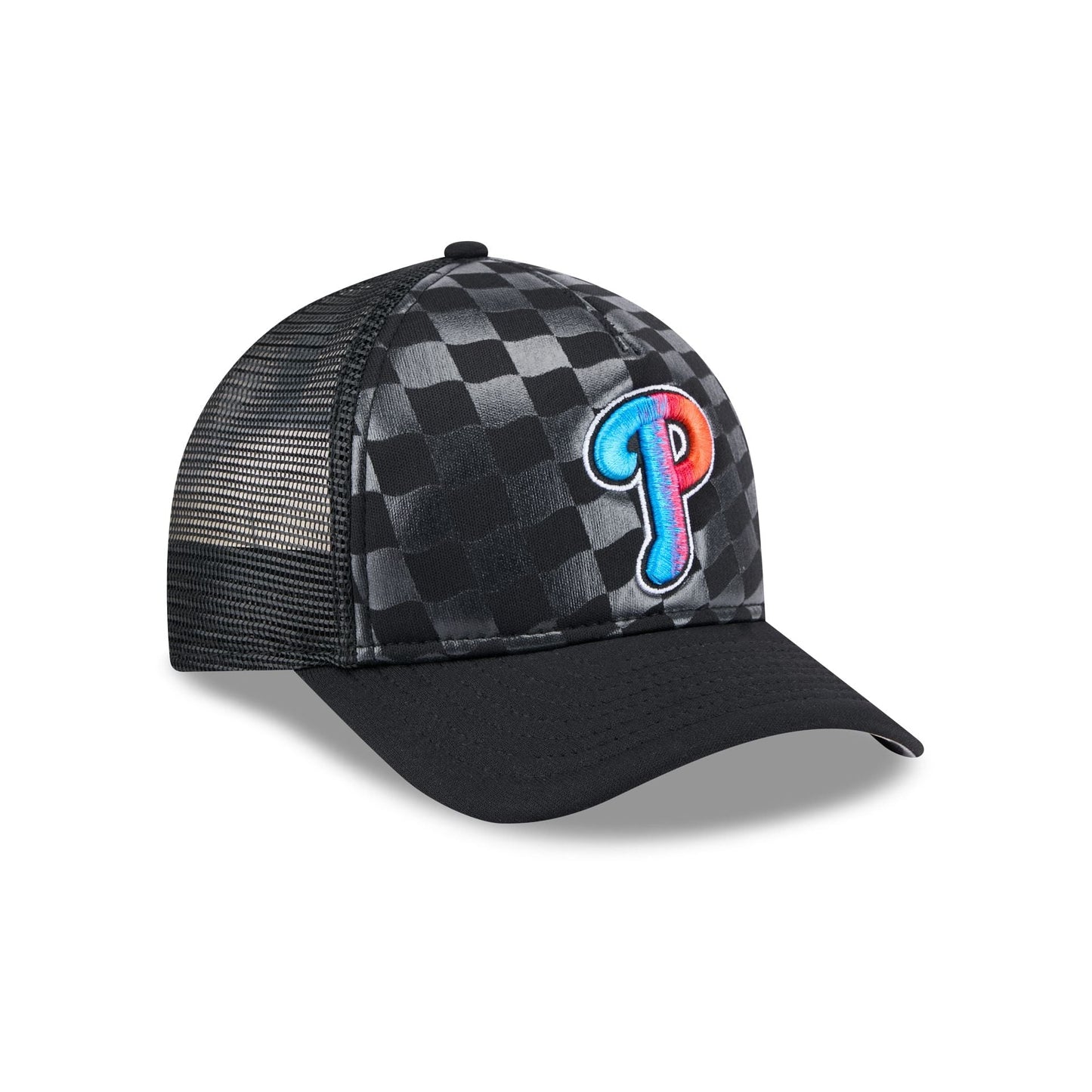 Philadelphia Phillies Gradient Raceway 9FORTY M-Crown A-Frame Trucker Hat