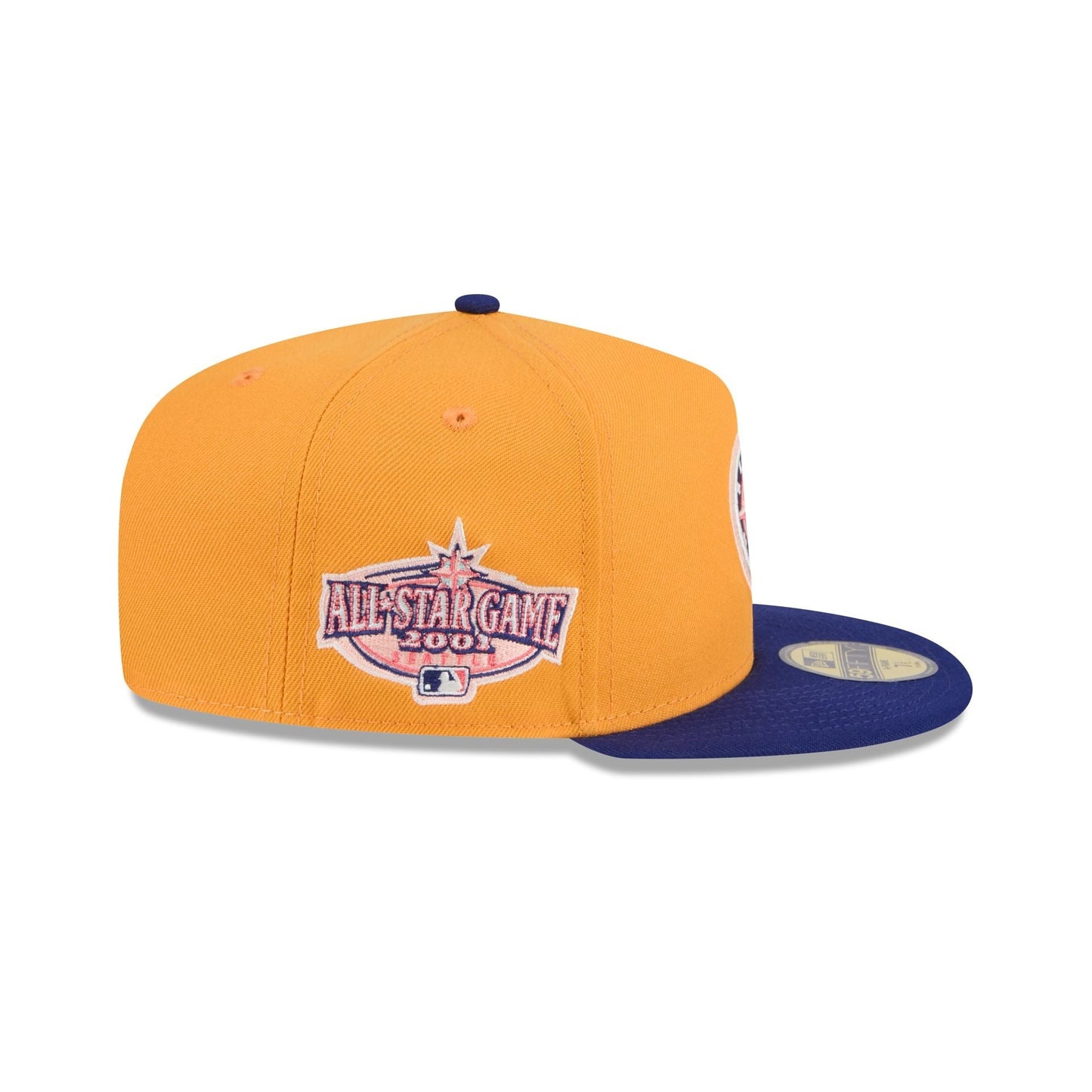 Seattle Mariners Gold 59FIFTY A-Frame Fitted Hat