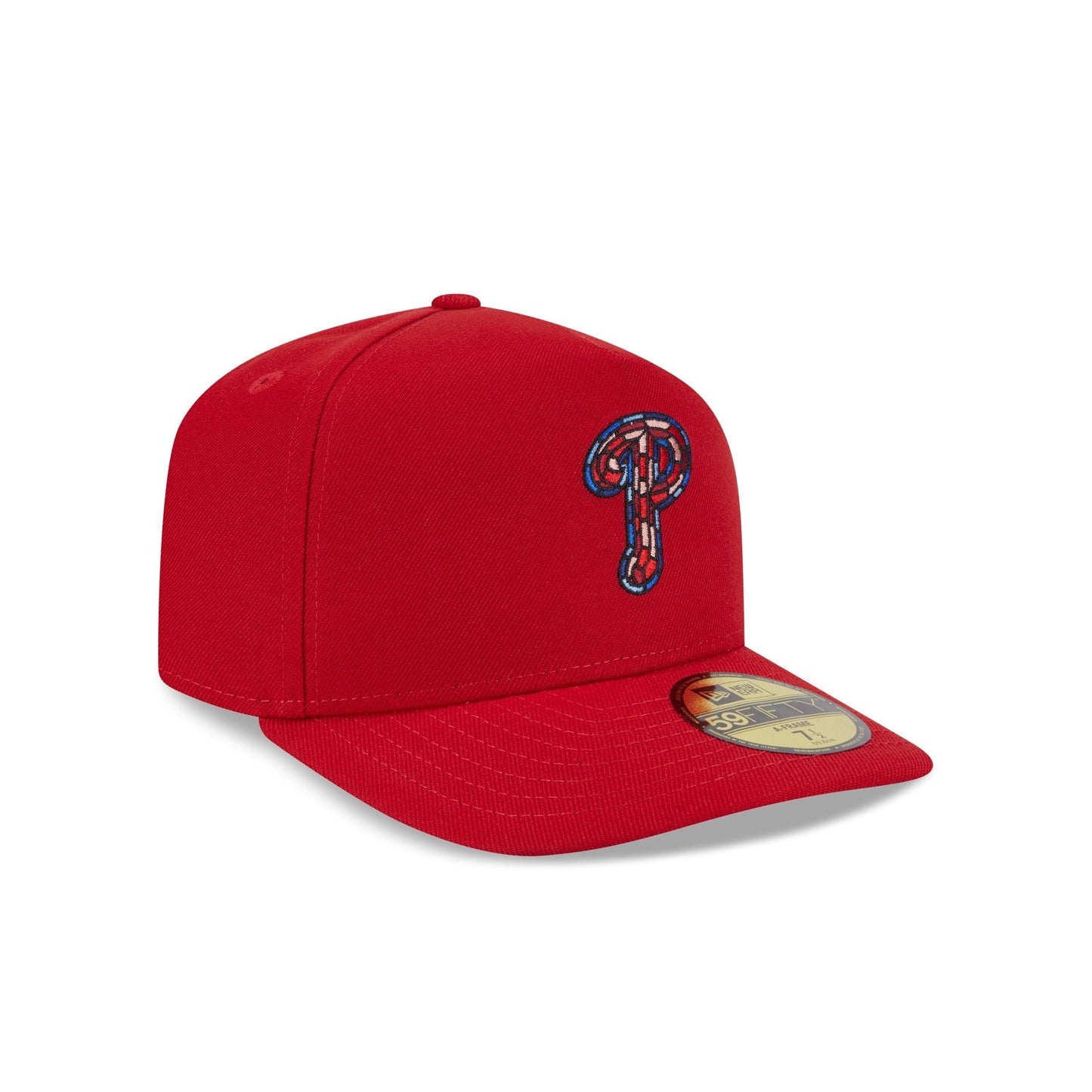 Philadelphia Phillies Stained Glass 59FIFTY A-Frame Fitted Hat