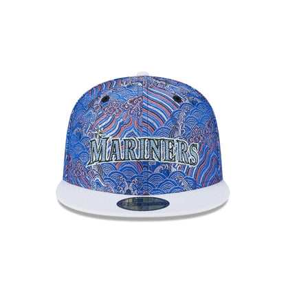 Seattle Mariners Wave Fill 59FIFTY Fitted Hat