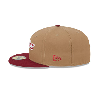 Philadelphia Phillies Classic 8-Bit Wordmark 59FIFTY Fitted Hat