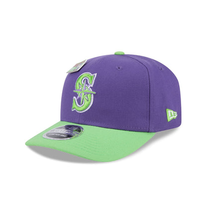 Big League Chew X Seattle Mariners Swingin' Sour Apple 9SEVENTY Stretch-Snap Hat