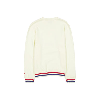 Philadelphia Phillies Throwback Chrome White Crewneck