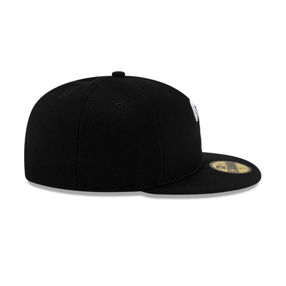 Philadelphia Phillies 2025 Clubhouse Alt Black 59FIFTY Fitted Hat